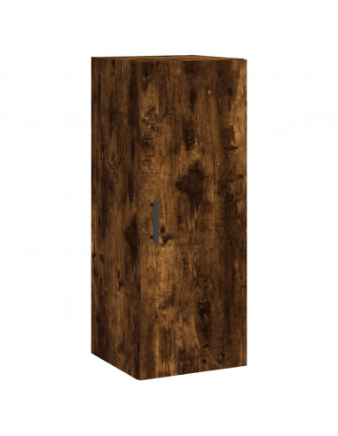 Credenza Rovere Fumo 34,5x34x180 cm in Legno Multistrato