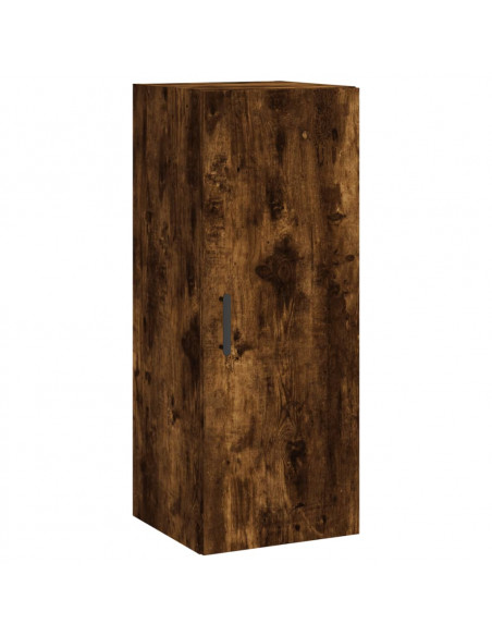 Credenza Rovere Fumo 34,5x34x180 cm in Legno Multistrato
