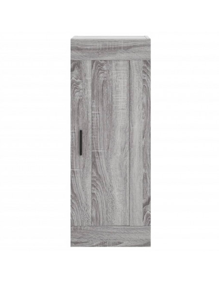 Credenza Grigio Sonoma 34,5x34x180 cm in Legno Multistrato