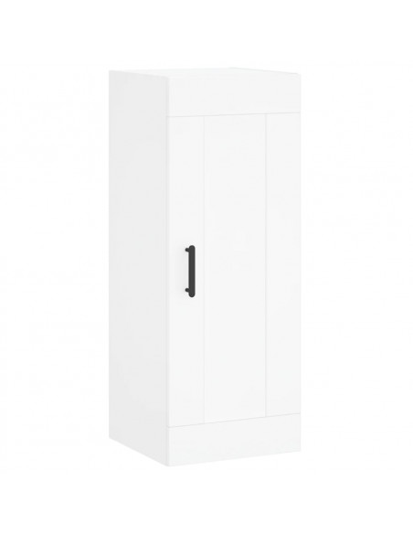 Credenza Bianca 34,5x34x180 cm in Legno Multistrato