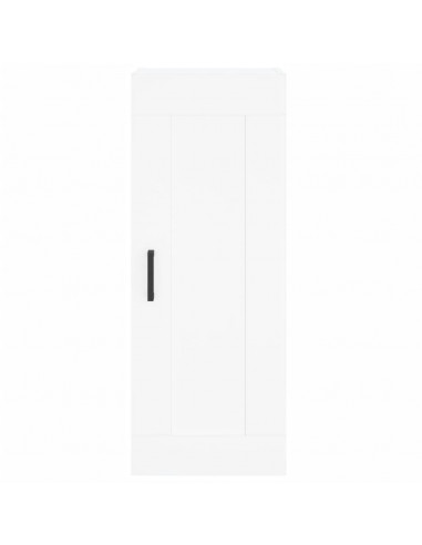 Credenza Bianca 34,5x34x180 cm in Legno Multistrato