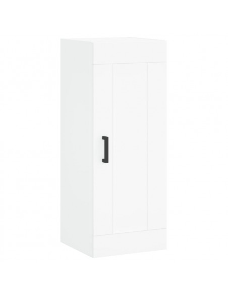 Credenza Bianca 34,5x34x180 cm in Legno Multistrato