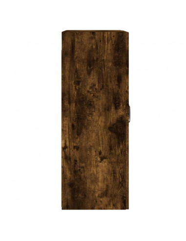 Armadietti a Parete 2 pz Rovere Fumo in Legno Multistrato