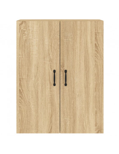 Armadietti a Parete 2 pz Rovere Sonoma in Legno Multistrato