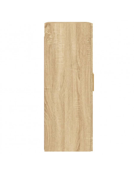 Armadietti a Parete 2 pz Rovere Sonoma in Legno Multistrato