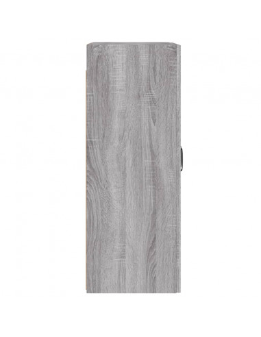 Armadietti a Parete 2 pz Grigio Sonoma in Legno Multistrato