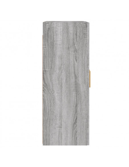 Armadietti a Parete 2 pz Grigio Sonoma in Legno Multistrato