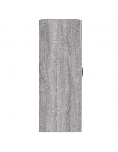 Armadietti a Parete 2 pz Grigio Sonoma in Legno Multistrato