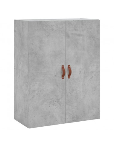 Mobili a Parete 2 pz Grigio Cemento 69,5x34x90 cm