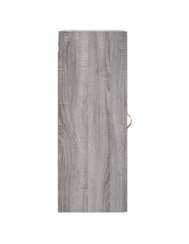 Mobile a Parete Grigio Sonoma 34,5x34x90 cm