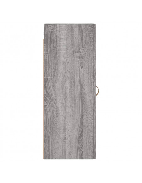 Mobile a Parete Grigio Sonoma 34,5x34x90 cm