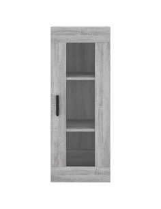 Mobile a Parete Grigio Sonoma 34,5x34x90 cm 2