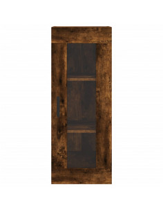 Mobile a Parete Rovere Fumo 34,5x34x90 cm 2