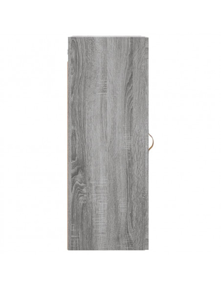 Mobile a Parete Grigio Sonoma 34,5x34x90 cm