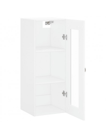 Mobile a Parete Bianco 34,5x34x90 cm