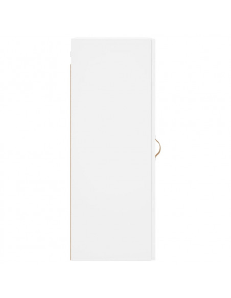 Mobile a Parete Bianco 34,5x34x90 cm