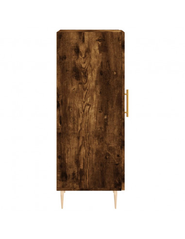Credenza Rovere Fumo 34,5x34x90 cm in Legno Multistrato