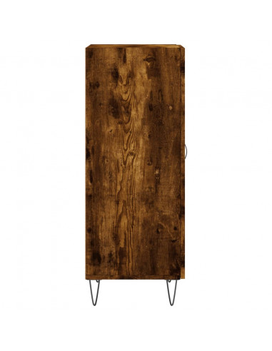 Credenza Rovere Fumo 34,5x34x90 cm in Legno Multistrato
