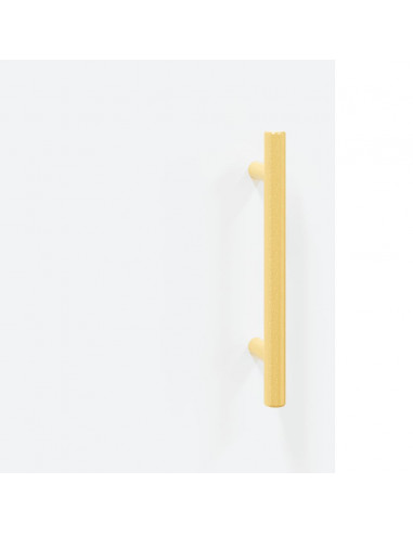 Credenza Bianca 34,5x34x90 cm in Legno Multistrato