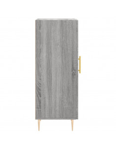 Credenza Grigio Sonoma 34,5x34x90 cm in Legno Multistrato 2
