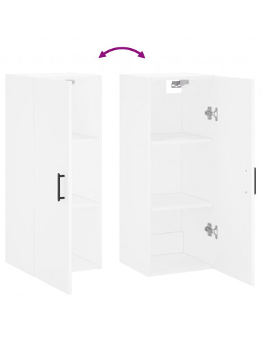 Mobile a Parete Bianco 34,5x34x90 cm