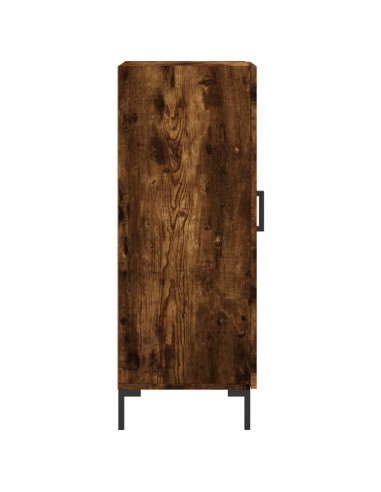 Credenza Rovere Fumo 34,5x34x90 cm in Legno Multistrato