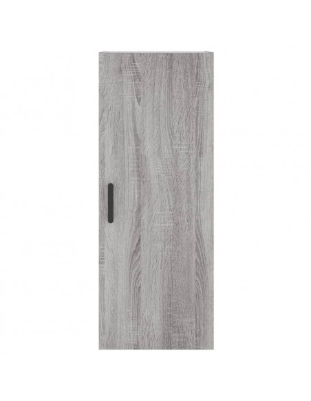 Mobile a Parete Grigio Sonoma 34,5x34x90 cm