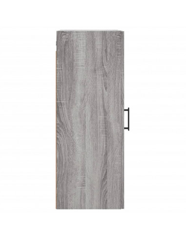 Mobile a Parete Grigio Sonoma 34,5x34x90 cm