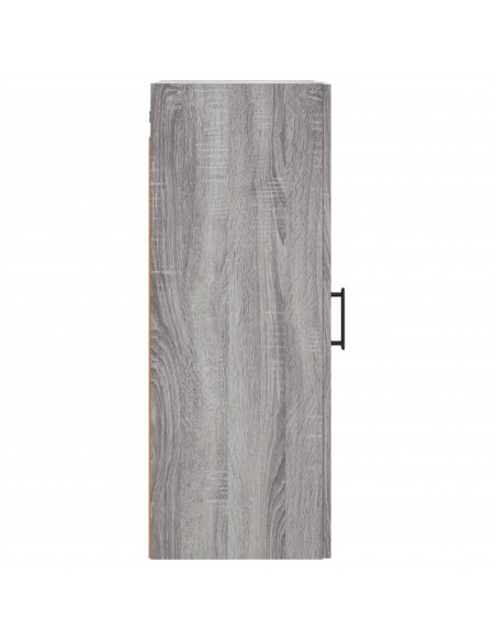 Mobile a Parete Grigio Sonoma 34,5x34x90 cm