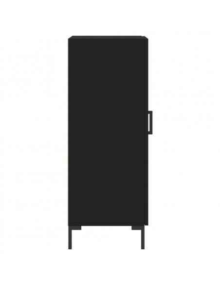 Credenza Nero 34,5x34x90 cm in Legno Multistrato