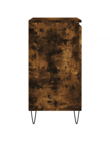 Credenza Rovere Fumo 60x35x70 cm in Legno Multistrato