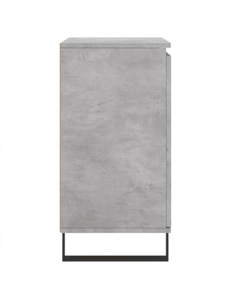 Credenza Grigio Cemento 60x35x70 cm in Legno Multistrato