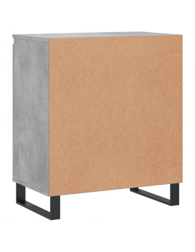 Credenza Grigio Cemento 60x35x70 cm in Legno Multistrato