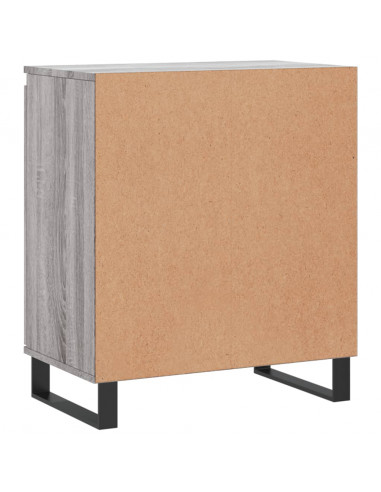 Credenza Grigio Sonoma 60x35x70 cm in Legno Multistrato