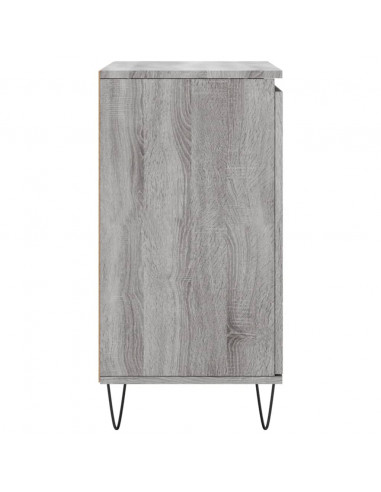 Credenza Grigio Sonoma 60x35x70 cm in Legno Multistrato