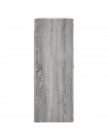 Mobile a Parete Grigio Sonoma 69,5x34x90 cm