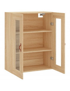 Mobile a Parete Rovere Sonoma 69,5x34x90 cm 2