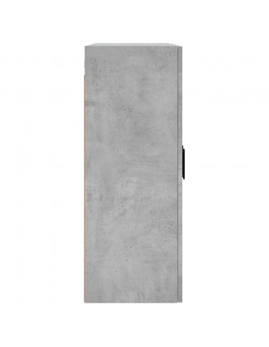 Mobile a Parete Grigio Cemento 69,5x34x90 cm