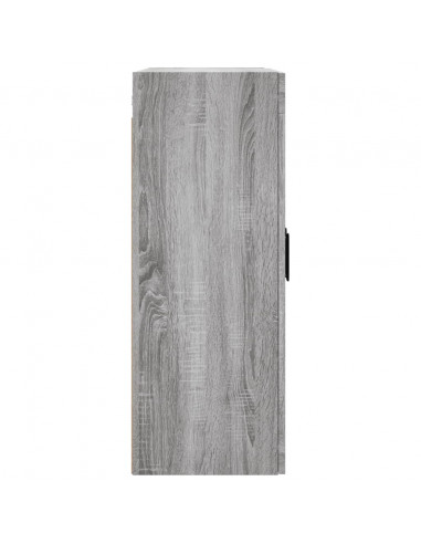 Mobile a Parete Grigio Sonoma 69,5x34x90 cm