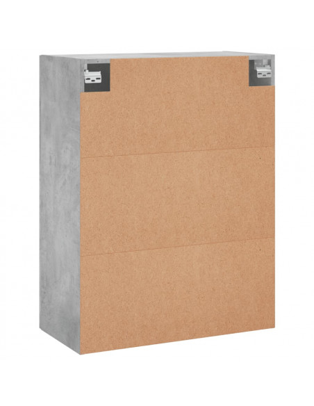 Mobili a Parete 2 pz Grigio Cemento 69,5x34x90 cm