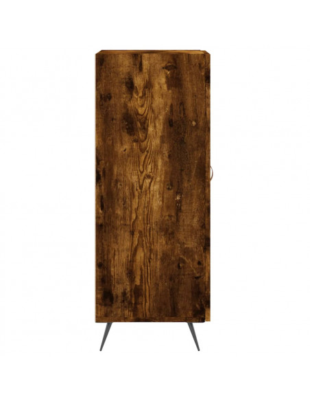 Credenza Rovere Fumo 34,5x34x90 cm in Legno Multistrato