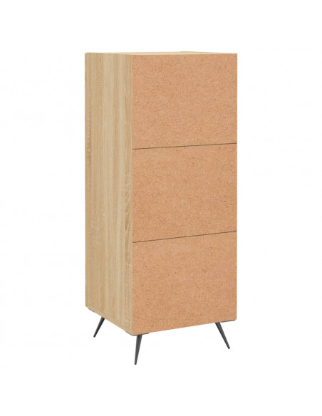 Credenza Rovere Sonoma 34,5x34x90 cm in Legno Multistrato