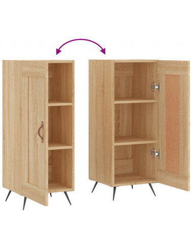 Credenza Rovere Sonoma 34,5x34x90 cm in Legno Multistrato