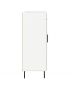 Credenza Bianca 69,5x34x90 cm in Legno Multistrato 2