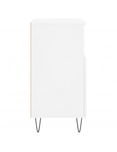 Credenze 2 pz Bianche in Legno Multistrato 2