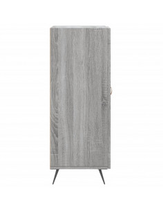 Credenza Grigio Sonoma 34,5x34x90 cm in Legno Multistrato 2