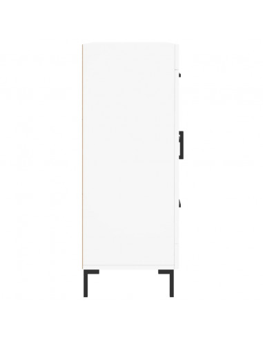 Credenza Bianca 69,5x34x90 cm in Legno Multistrato