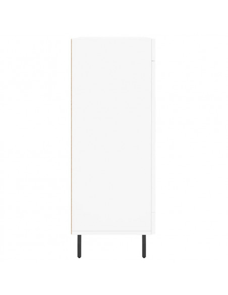 Credenza Bianca 69,5x34x90 cm in Legno Multistrato