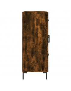 Credenza Rovere Fumo 69,5x34x90 cm in Legno Multistrato 2