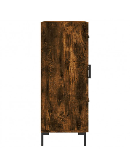 Credenza Rovere Fumo 69,5x34x90 cm in Legno Multistrato